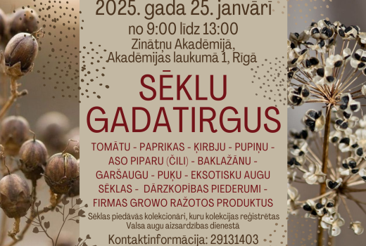 Sēklu bums janvārī